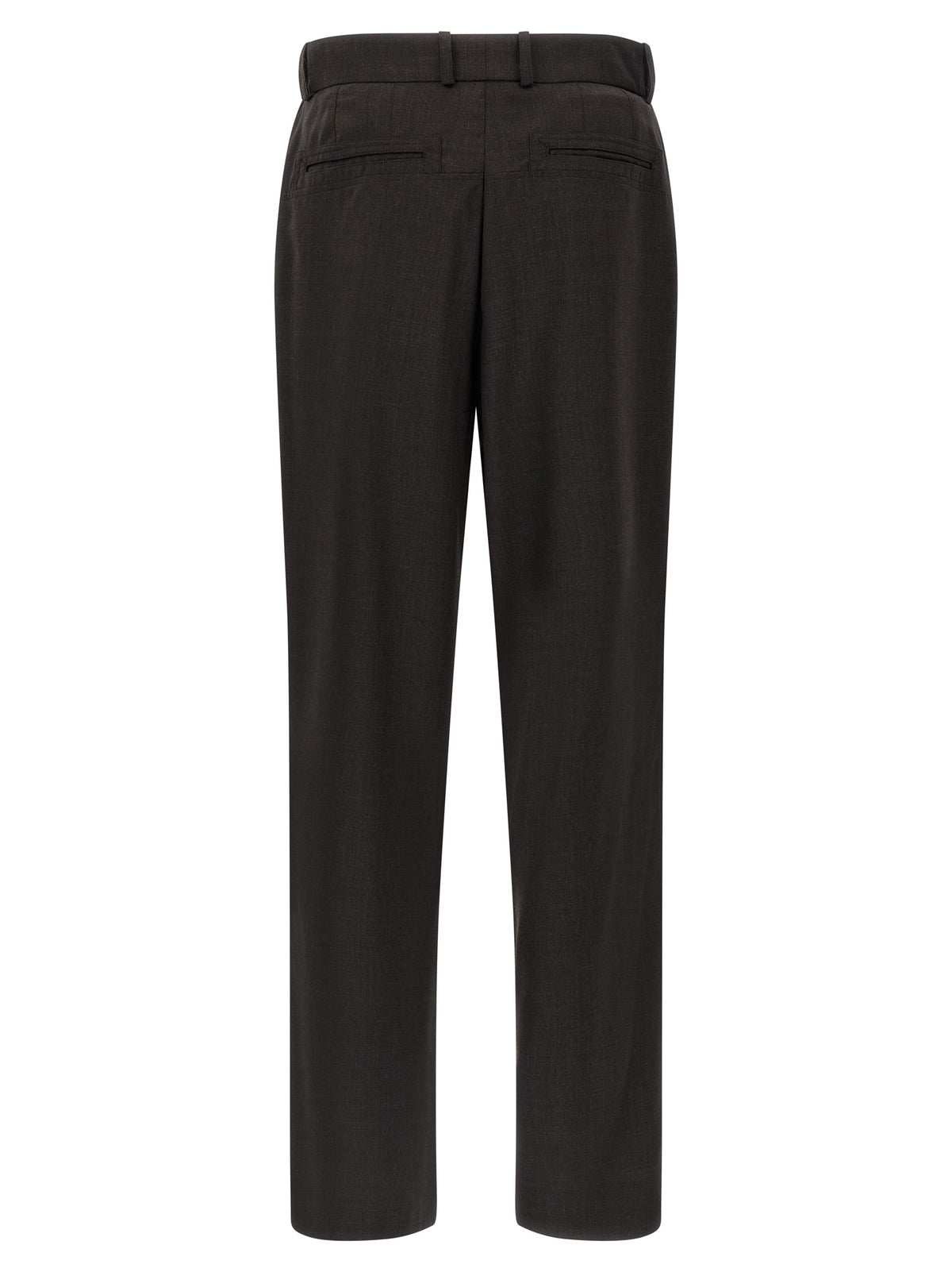 Pantalon décontracté Kiko Kostadinov en laine vierge marron
