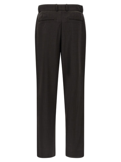 Kiko Kostadinov Brown Virgin Wool Casual Pants