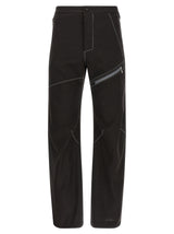 Pantalon décontracté Kiko Kostadinov en laine vierge marron