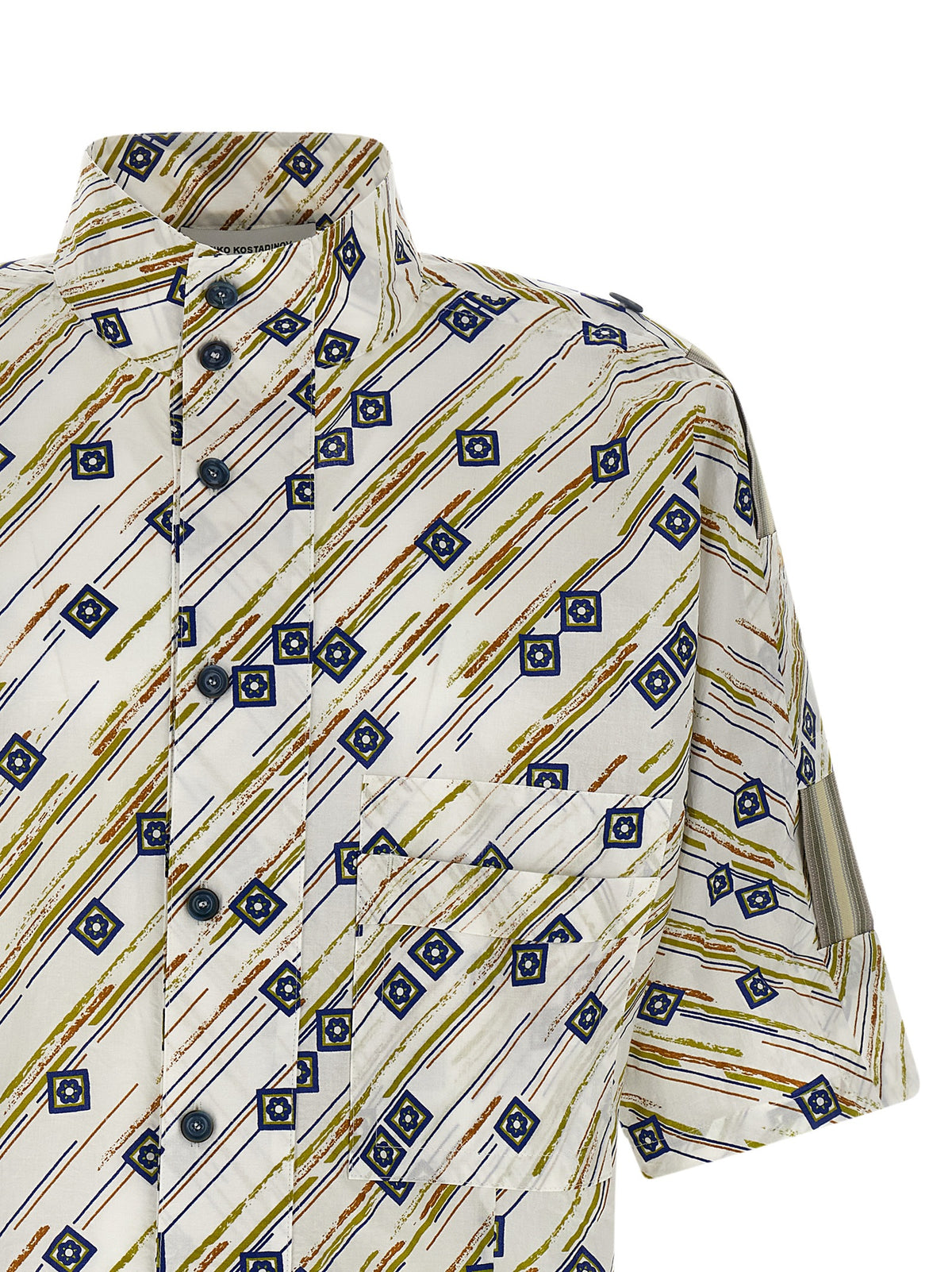 Chemisier en coton multicolore Kiko Kostadinov
