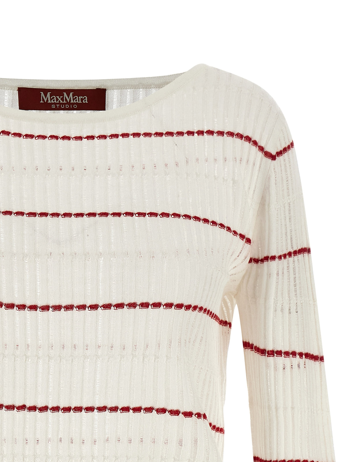 Cardigan en soie blanc Max Mara