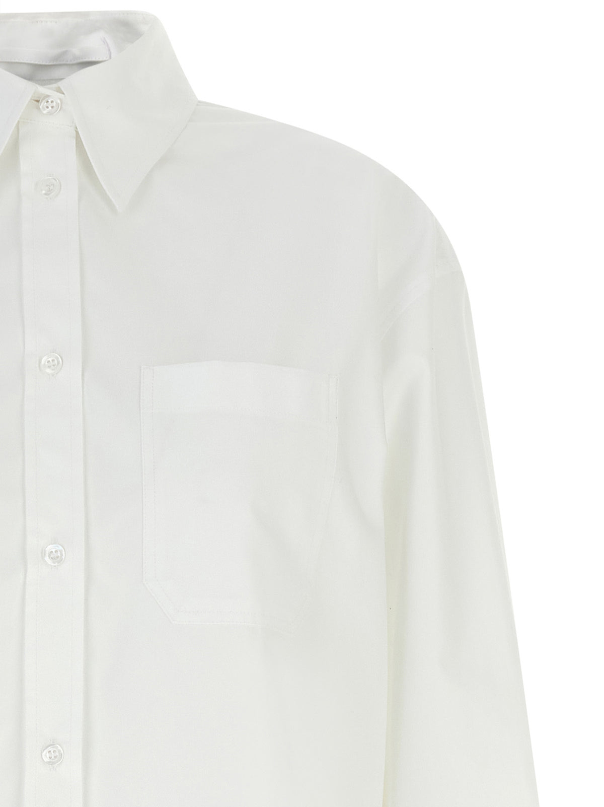 Sportmax White Cotton Blouse