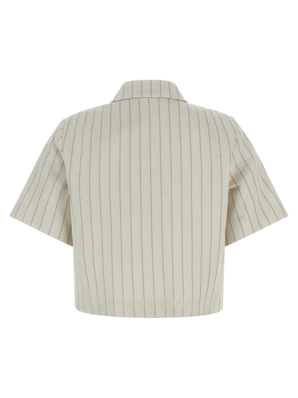 Veste longue Max Mara en coton beige