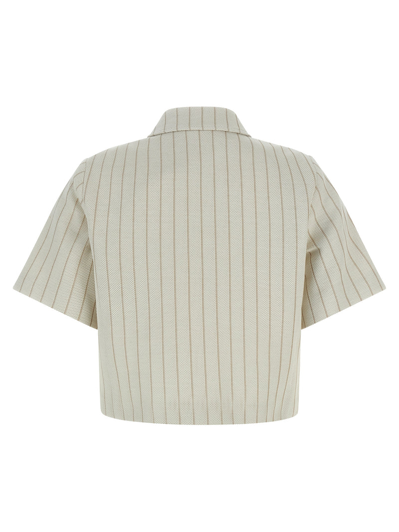 Max Mara Beige Cotton Full-Length Jacket