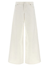 Jean en coton blanc Stella McCartney