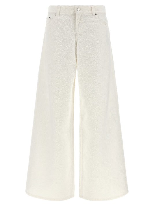 Jean en coton blanc Stella McCartney