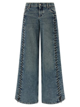 Stella McCartney Blue Cotton Jeans Denim