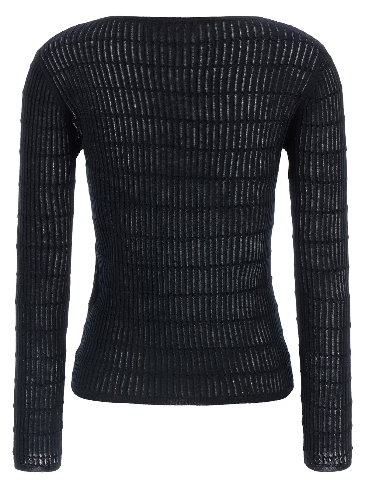 Max Mara MstPedone Blue Silk Cardigan