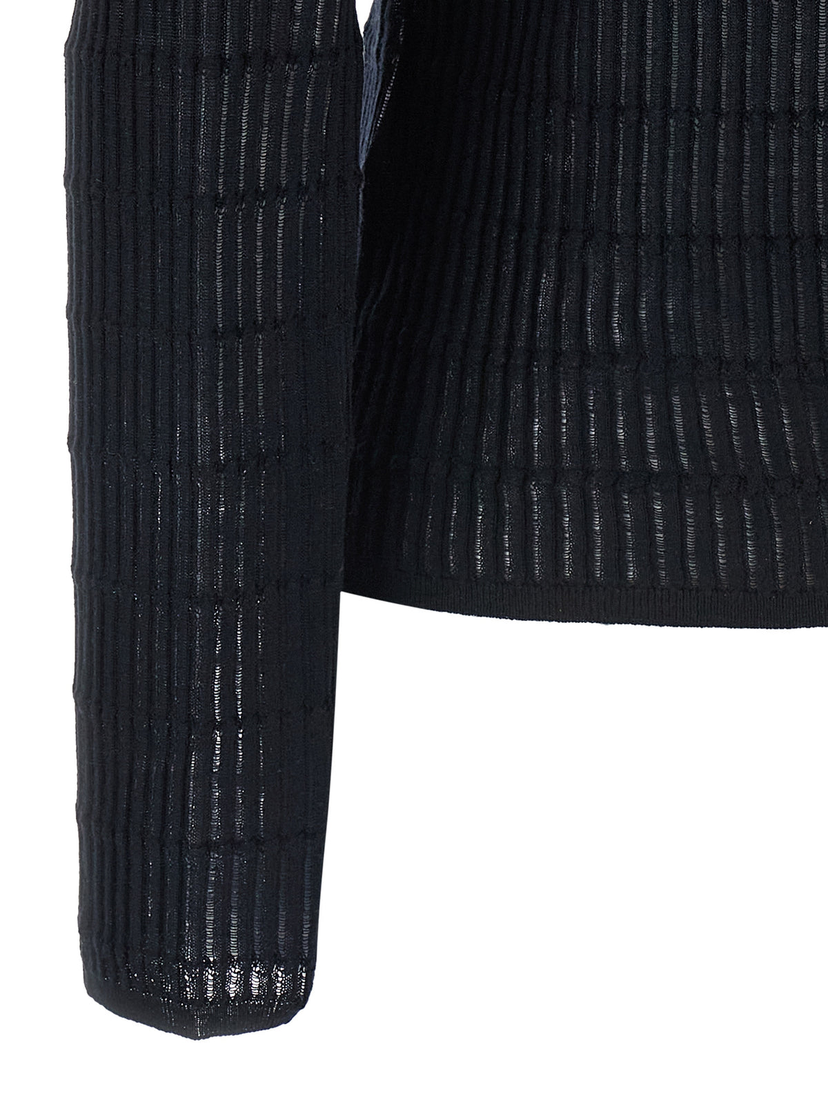 Max Mara MstPedone Blue Silk Cardigan