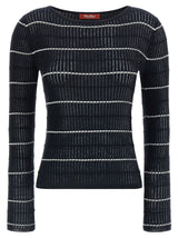 Max Mara MstPedone Blue Silk Cardigan - Luxury Knitwear