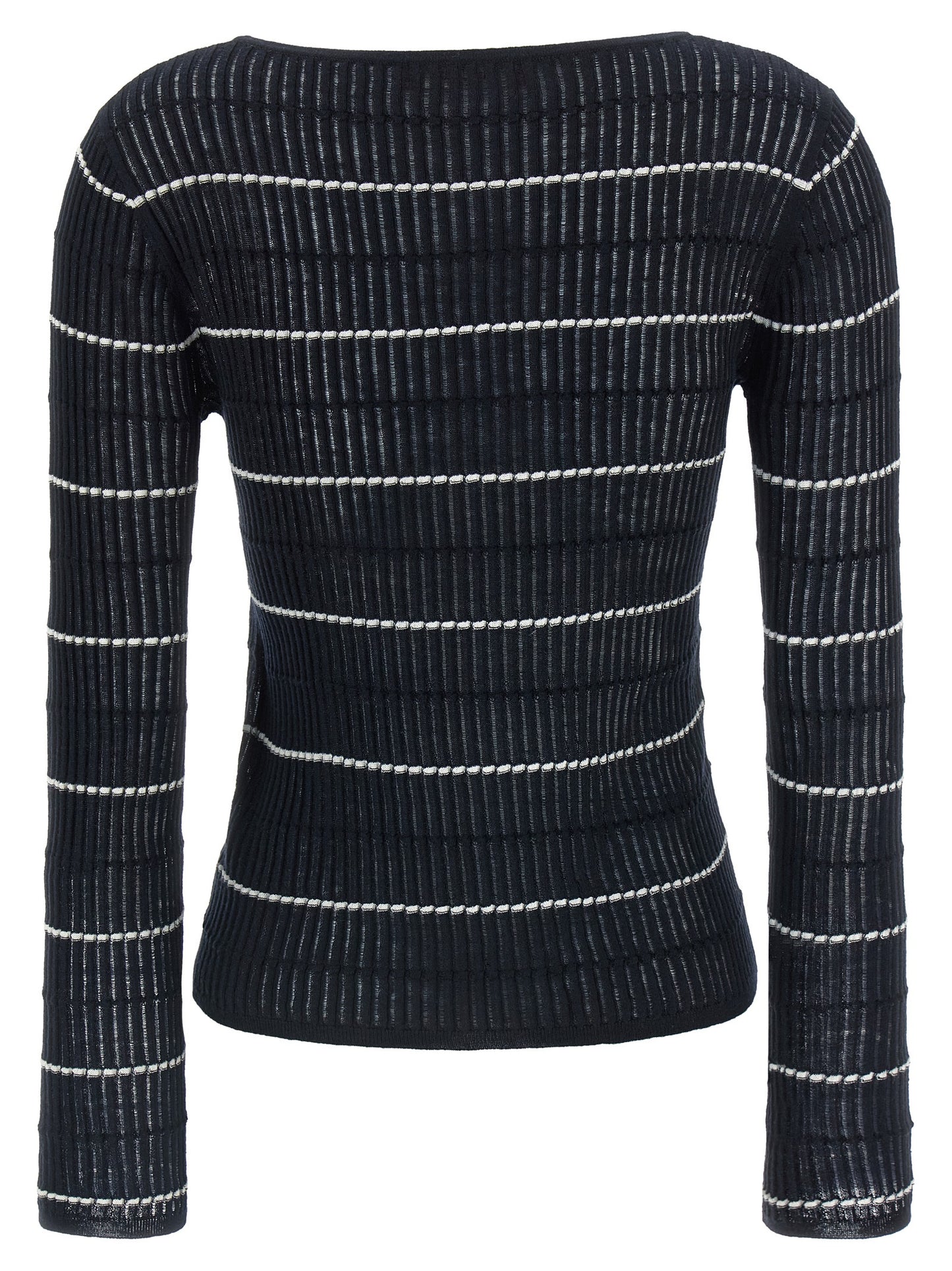 Max Mara Blue Silk Cardigan