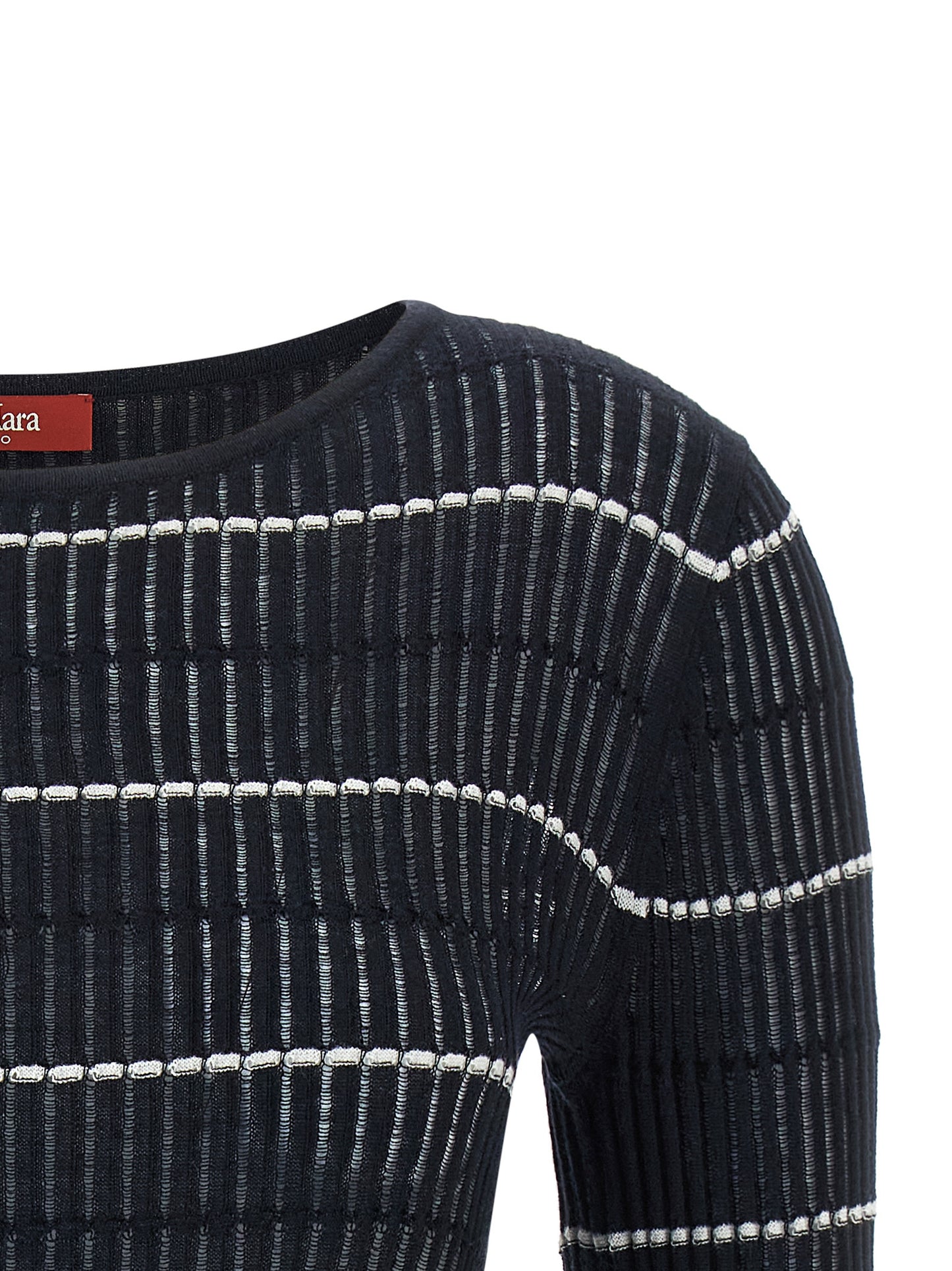 Max Mara Blue Silk Cardigan