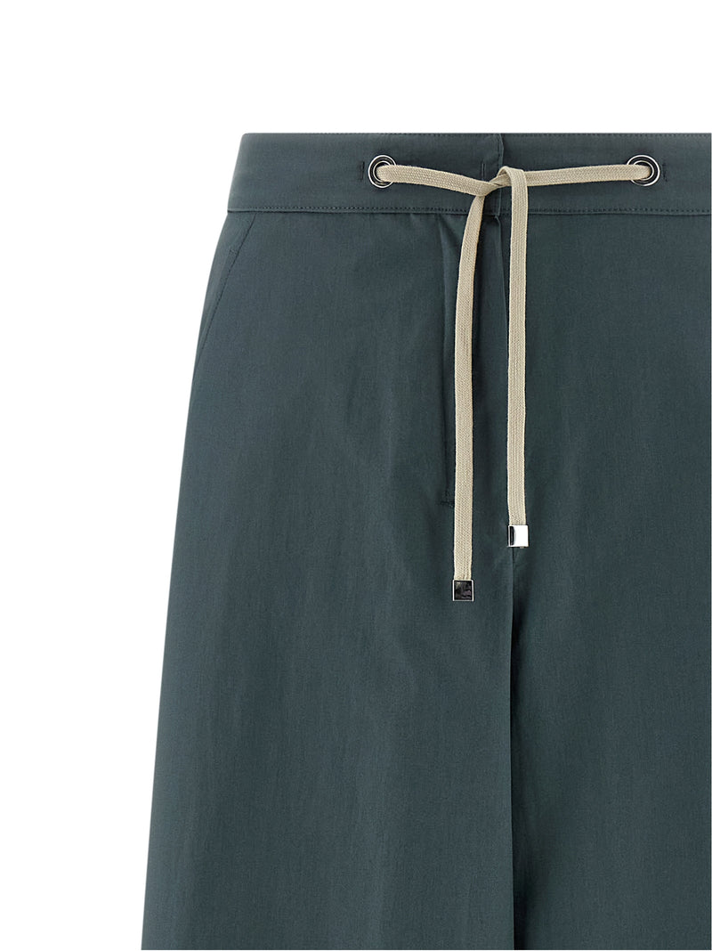 'S Max Mara Blue Cotton Flared Pants