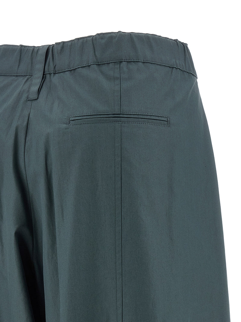 'S Max Mara Blue Cotton Flared Pants