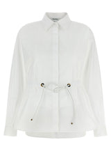 Chemisier en coton blanc Max Mara