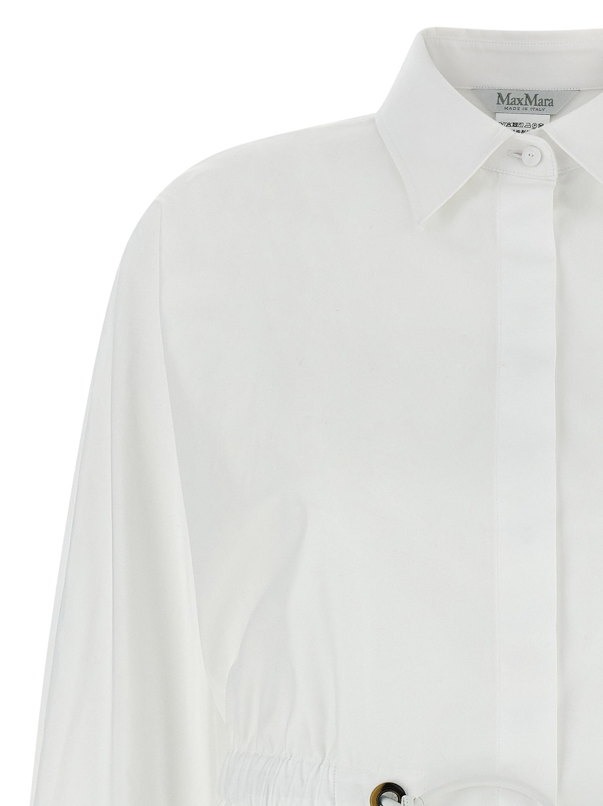 Chemisier en coton blanc Max Mara