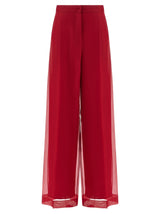 Max Mara Multicolor Silk Casual Pants