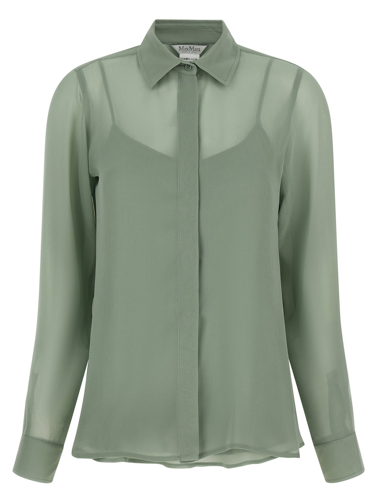 Chemisier Max Mara en soie bicolore