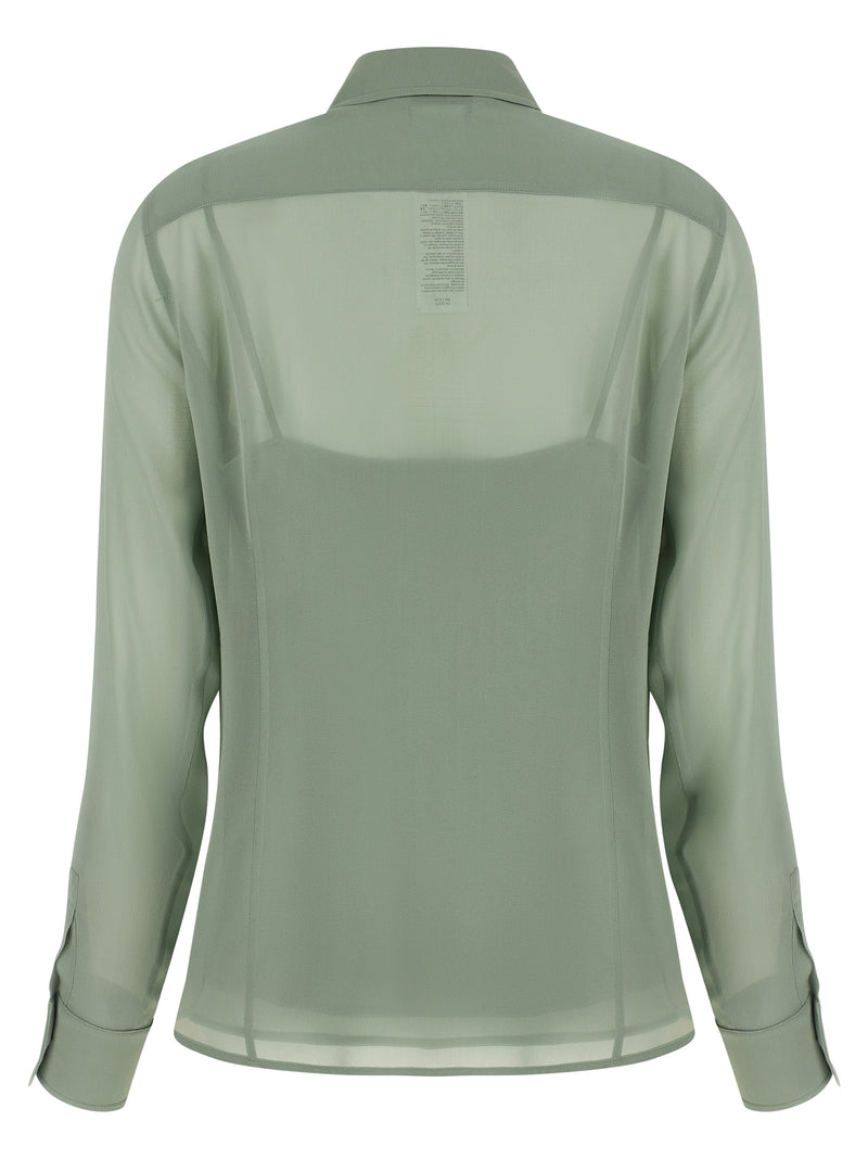 Chemisier Max Mara en soie bicolore