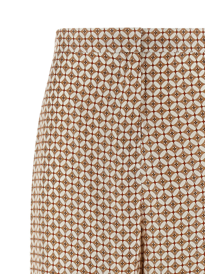 Max Mara Mstottelia Blue Silk Trousers for Women