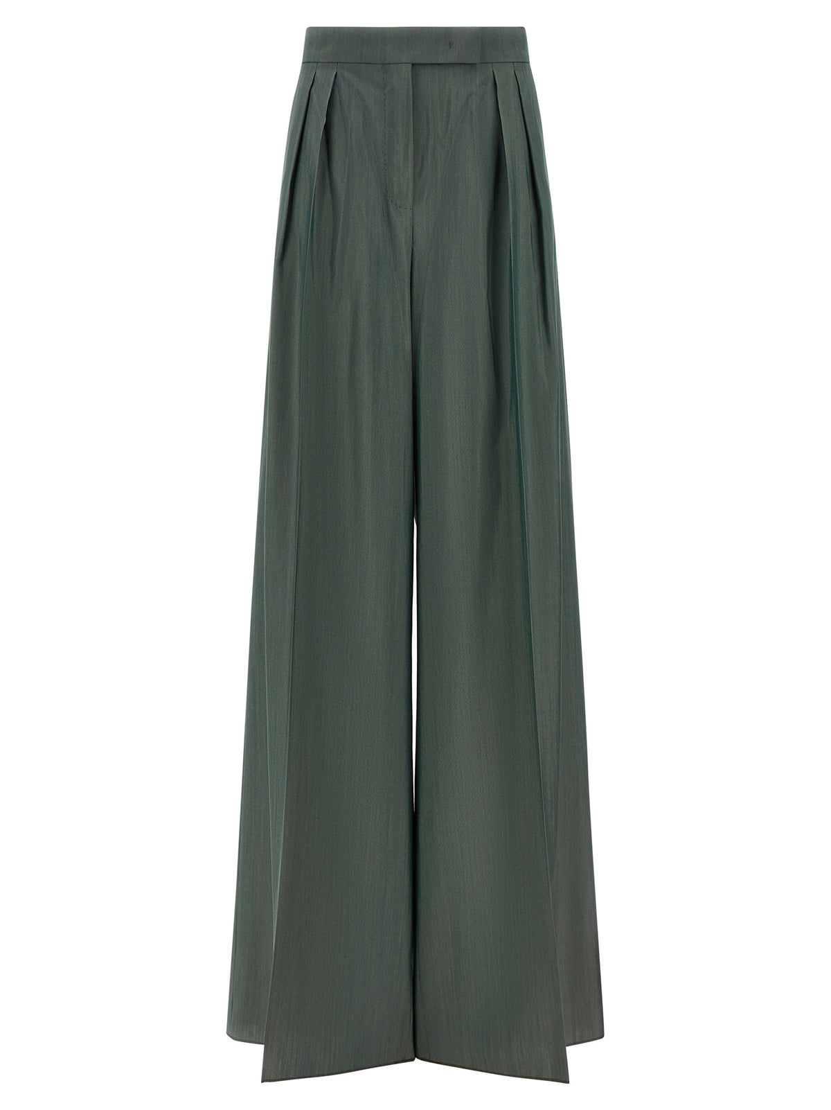 Max Mara Mxgiallo Bicolor Virgin Wool Casual Pants