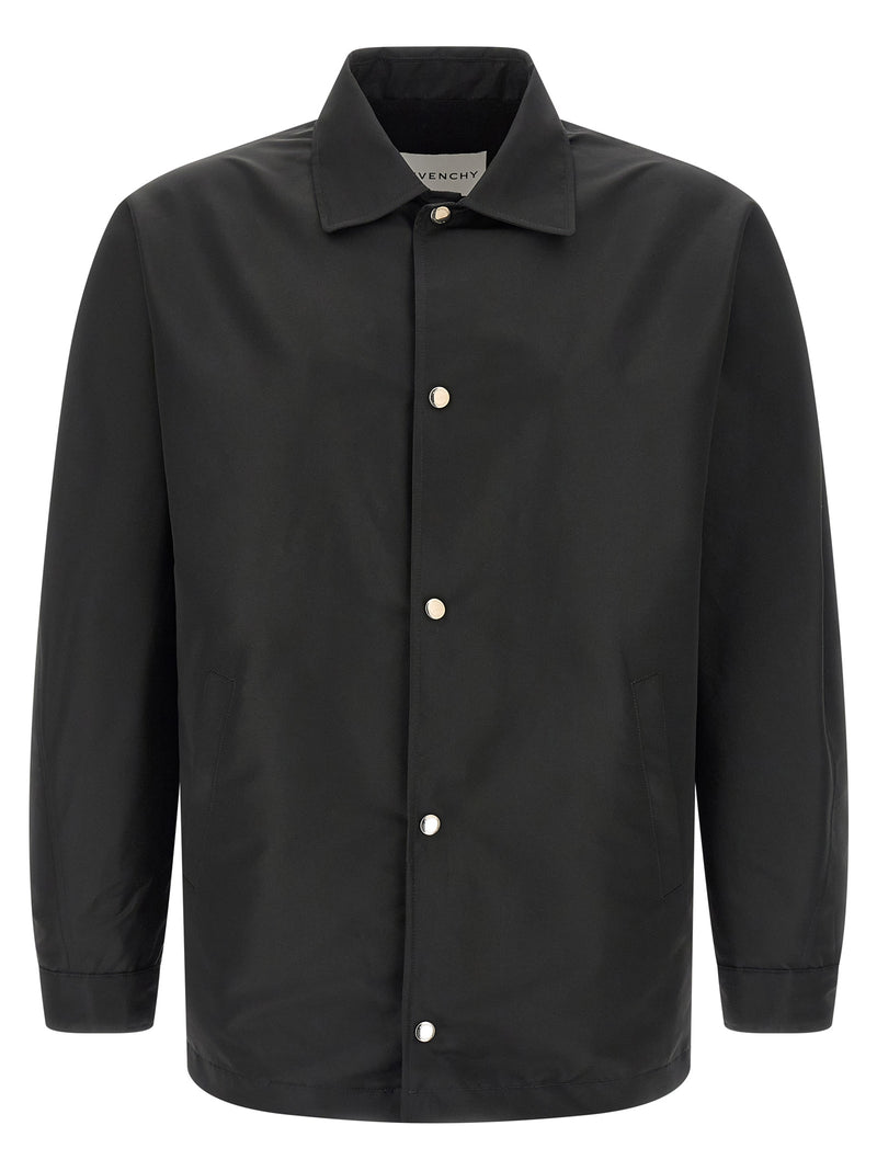 Givenchy Black Polyester Jacket - Luxury Water-Repellent Design