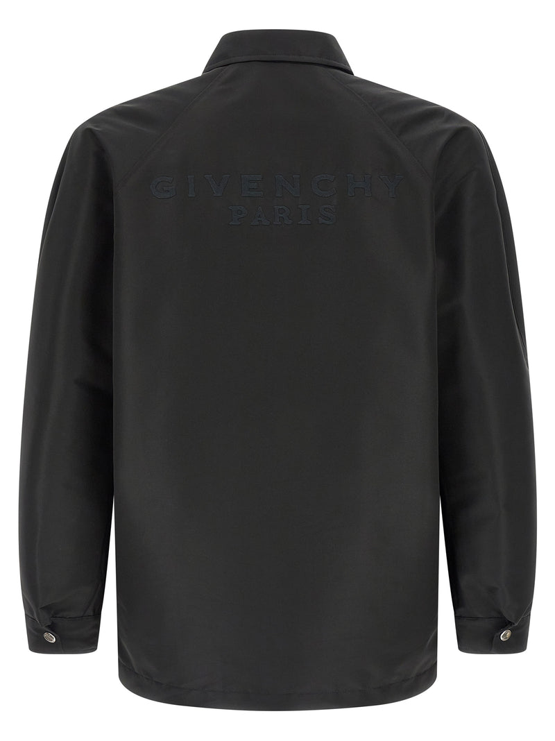 Givenchy Black Polyester Jacket - Luxury Water-Repellent Design