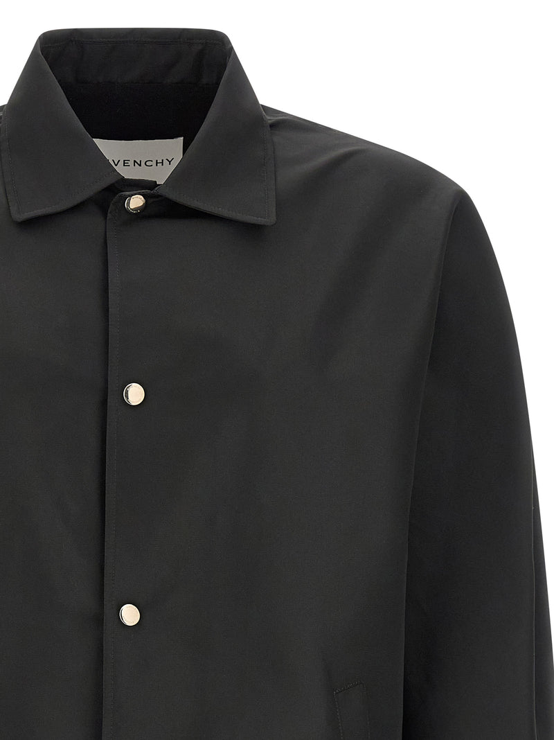 Givenchy Black Polyester Jacket - Luxury Water-Repellent Design