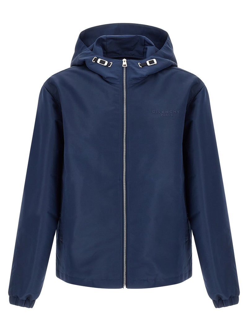 Givenchy Blue Polyester Shell Jacket for Men