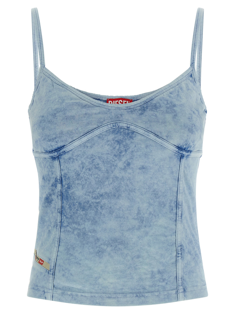 Haut en coton bleu Diesel