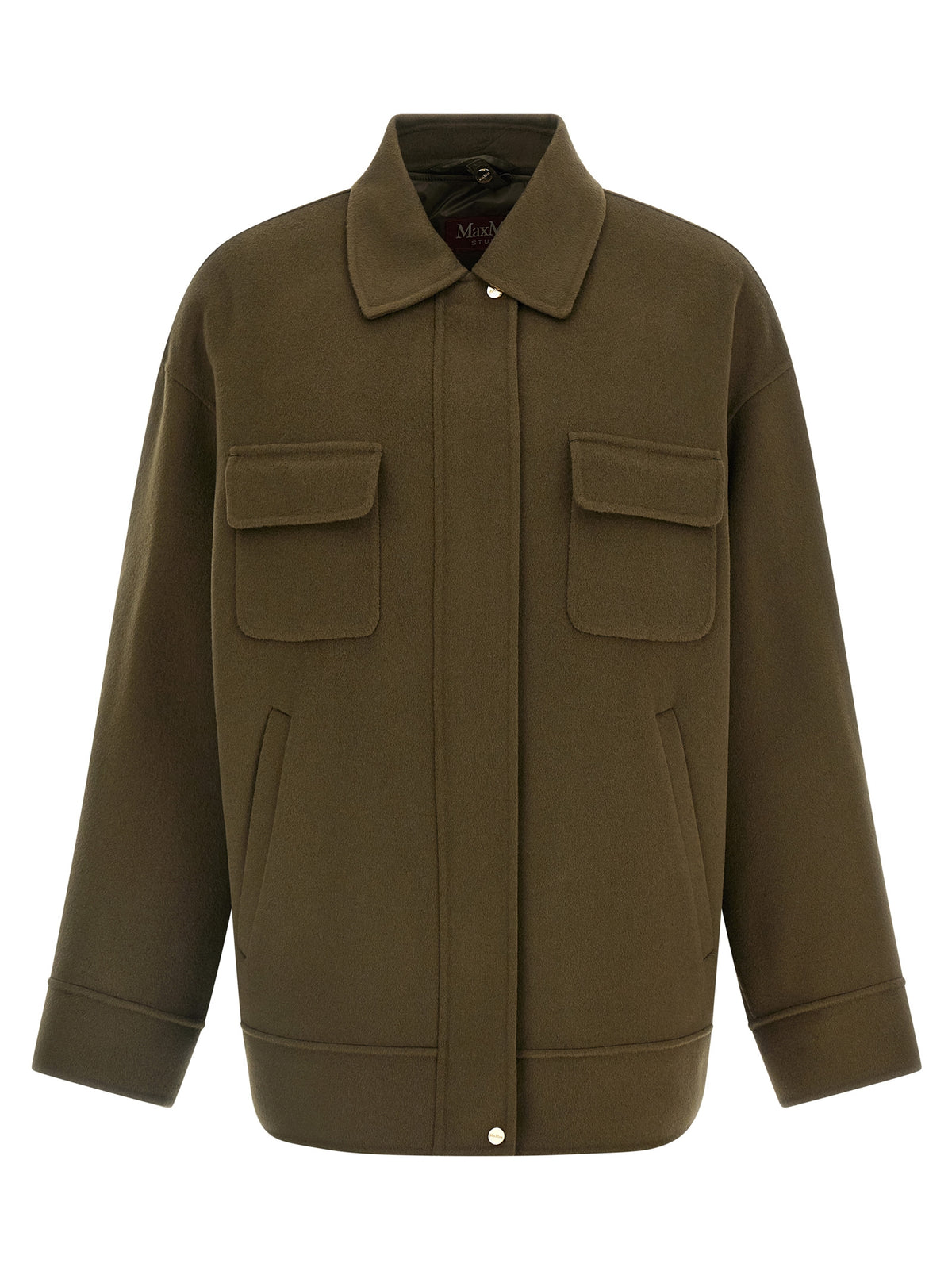 Max Mara Bicolor Virgin Wool Coat - Mstdisco Padded Style