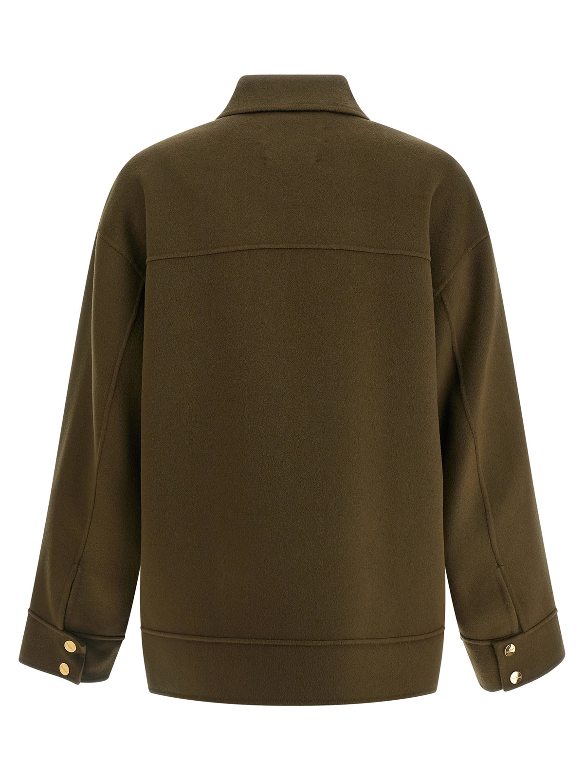 Max Mara Bicolor Virgin Wool Coat - Mstdisco Padded Style