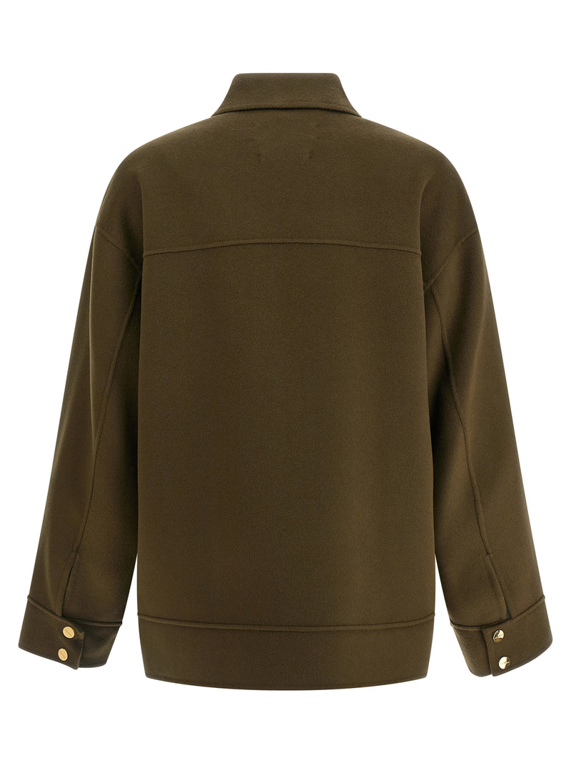 Max Mara Bicolor Virgin Wool Coat – Mstdisco Padded Style