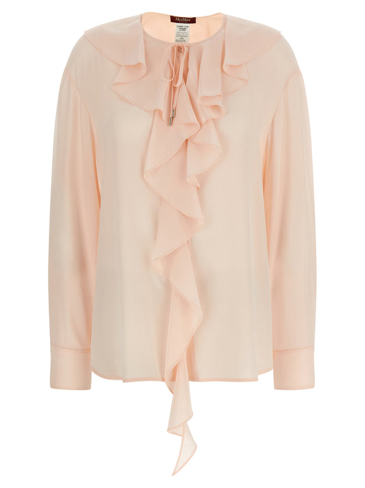 Chemisier en soie multicolore Max Mara