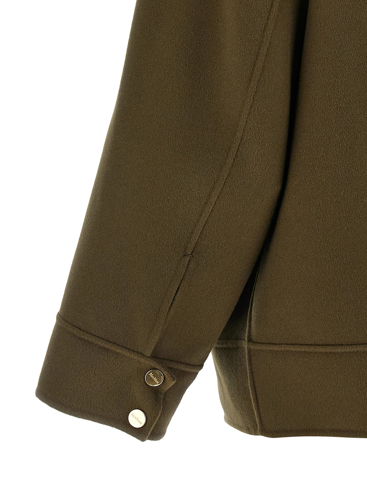 Max Mara Bicolor Virgin Wool Coat - Mstdisco Padded Style