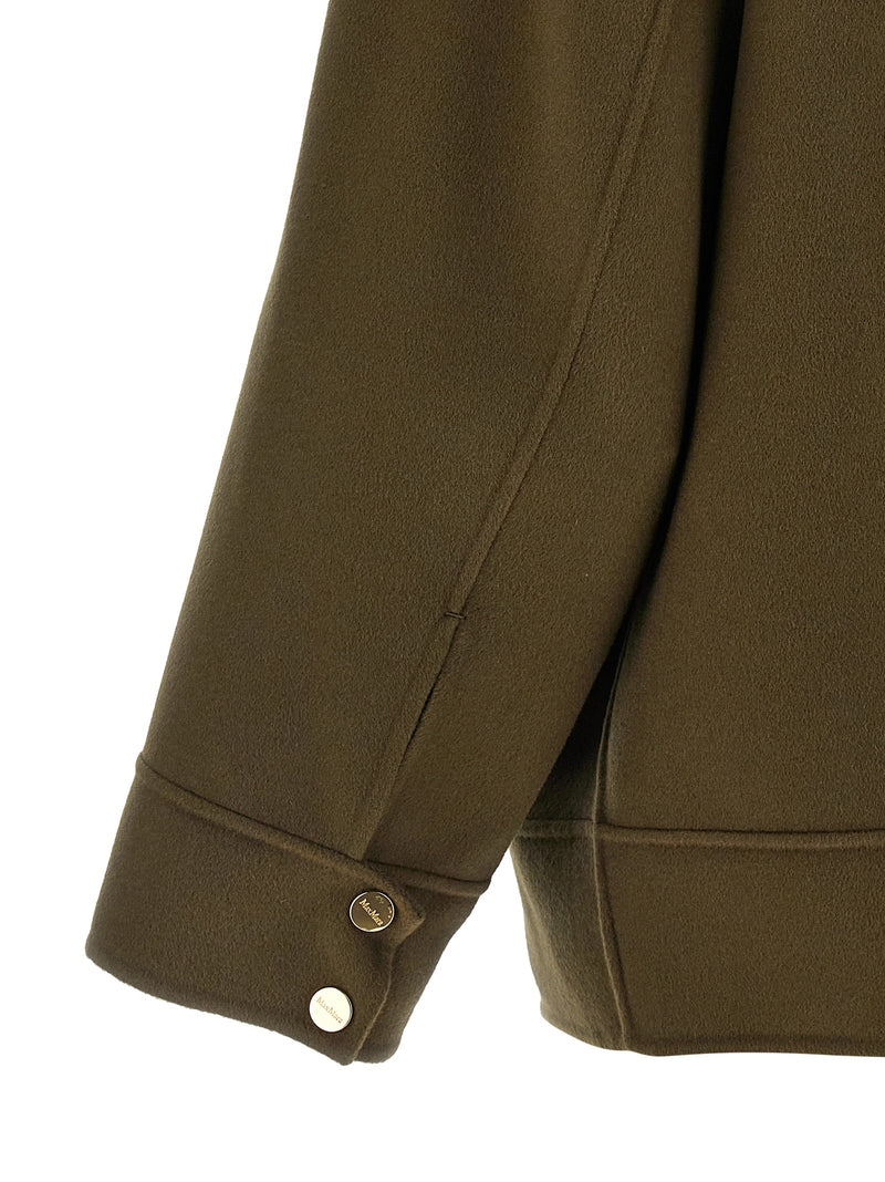 Max Mara Bicolor Virgin Wool Coat – Mstdisco Padded Style
