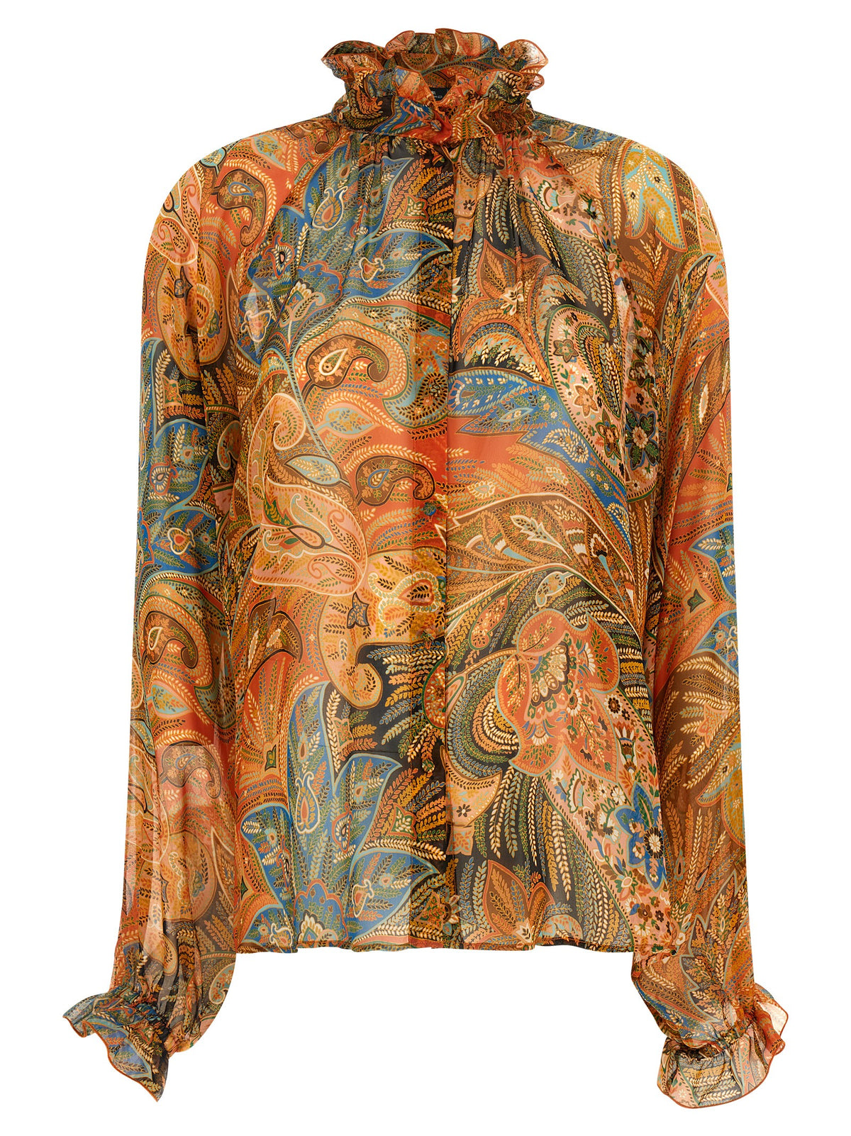 Chemisier en soie multicolore Etro