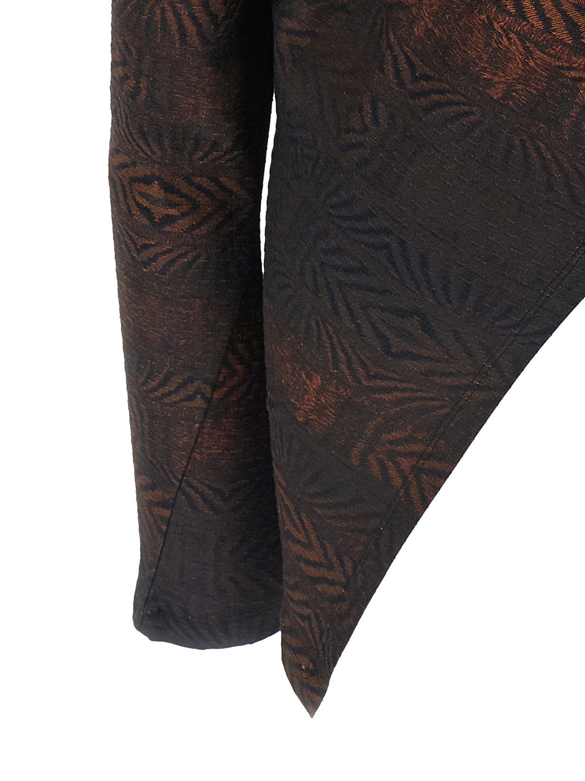 Kiko Kostadinov Brown Cotton Pattern Shirt