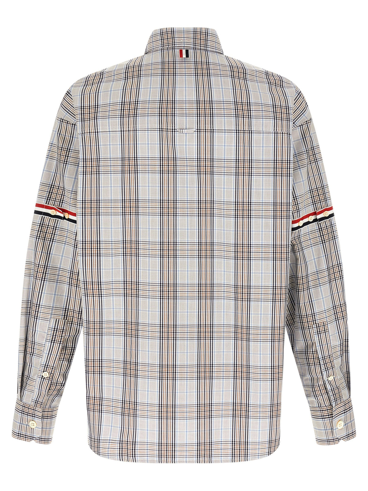 Thom Browne Multicolor Cotton Blouse - Oversized RWB Shirt