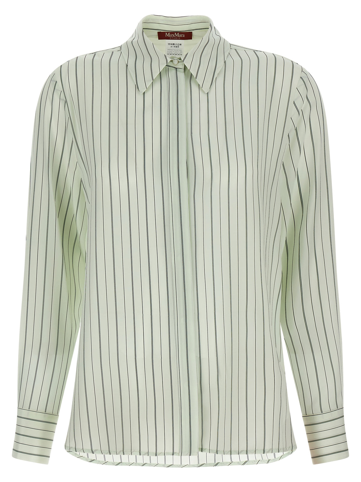 Chemisier Max Mara en soie bicolore