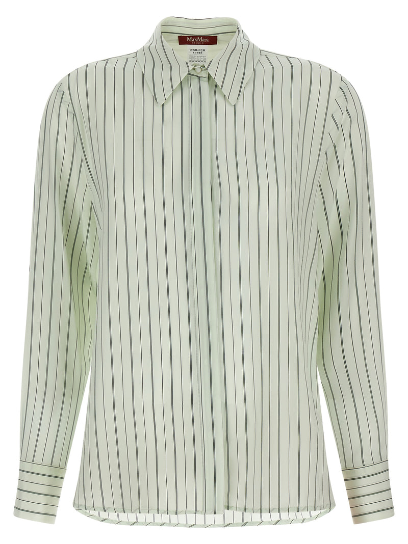 Max Mara Bicolor Silk Blouse