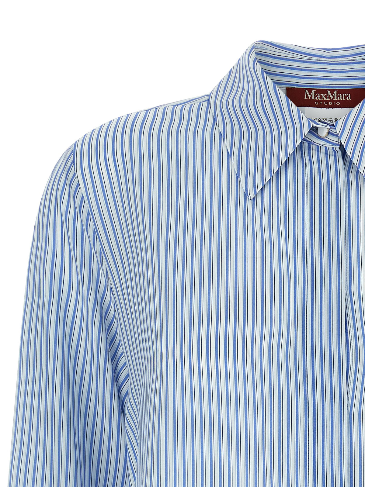 Chemisier en soie bleu Max Mara