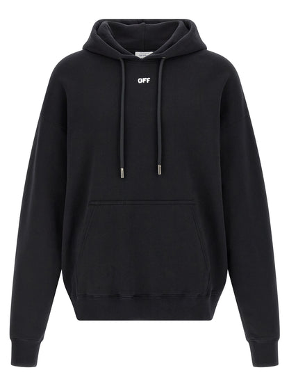 Off-White Black Cotton Sweatshirt
