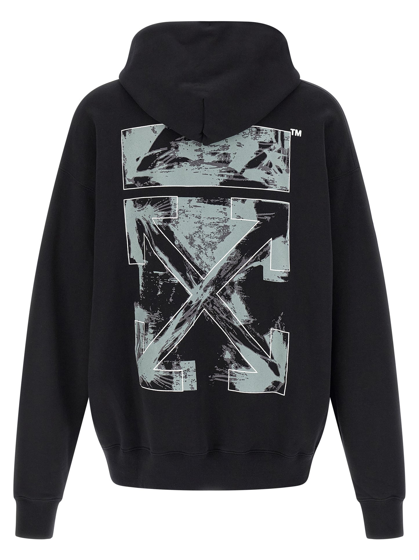 Off-White Black Cotton Sweatshirt
