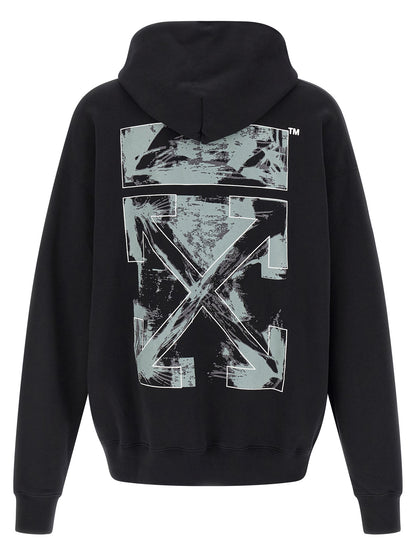 Off-White Black Cotton Sweatshirt