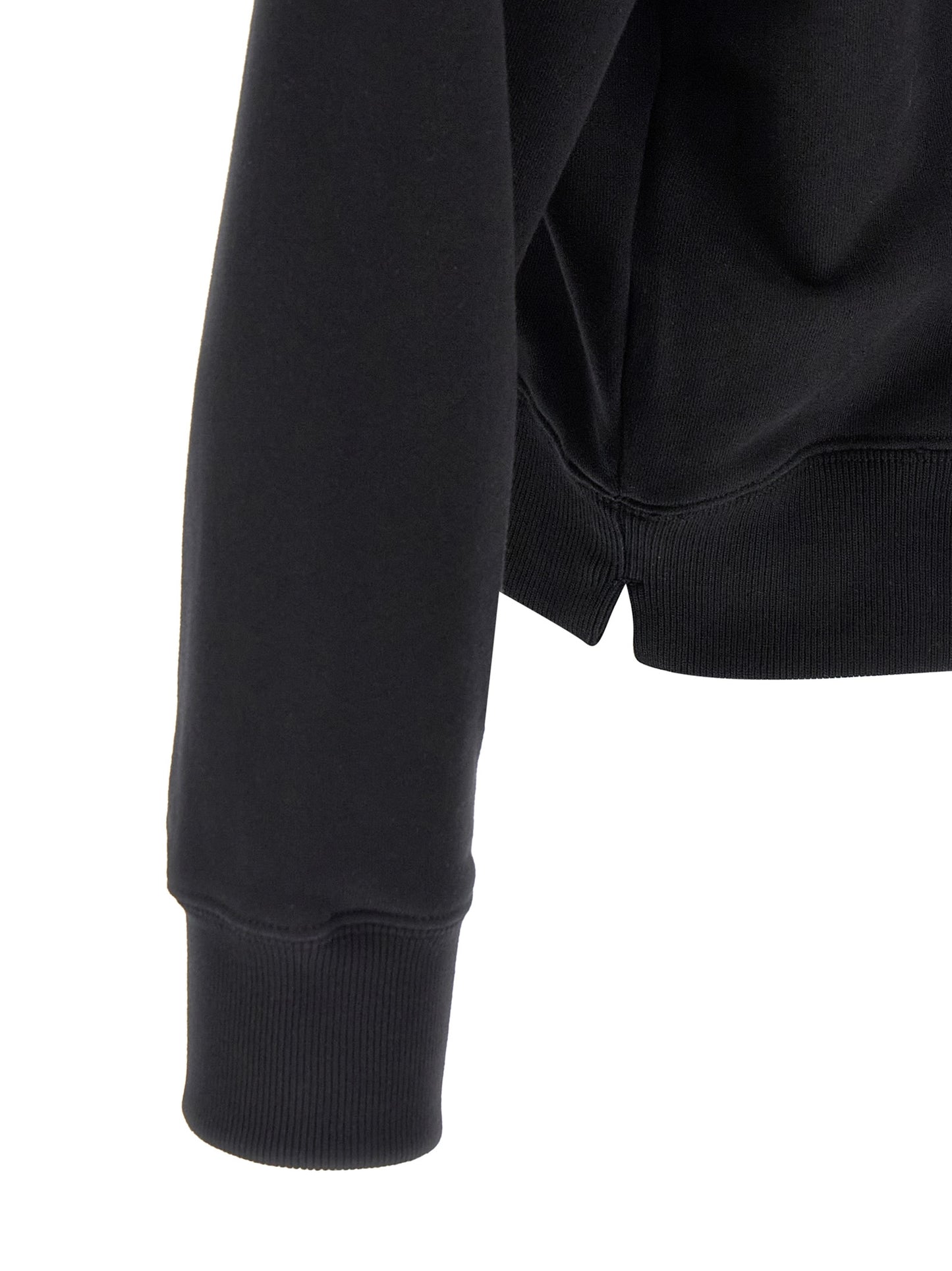 Off-White Black Cotton Sweatshirt