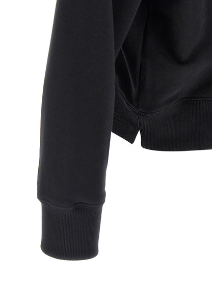 Off-White Black Cotton Sweatshirt