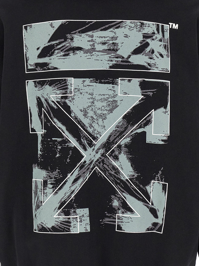 Off-White Black Cotton Sweatshirt