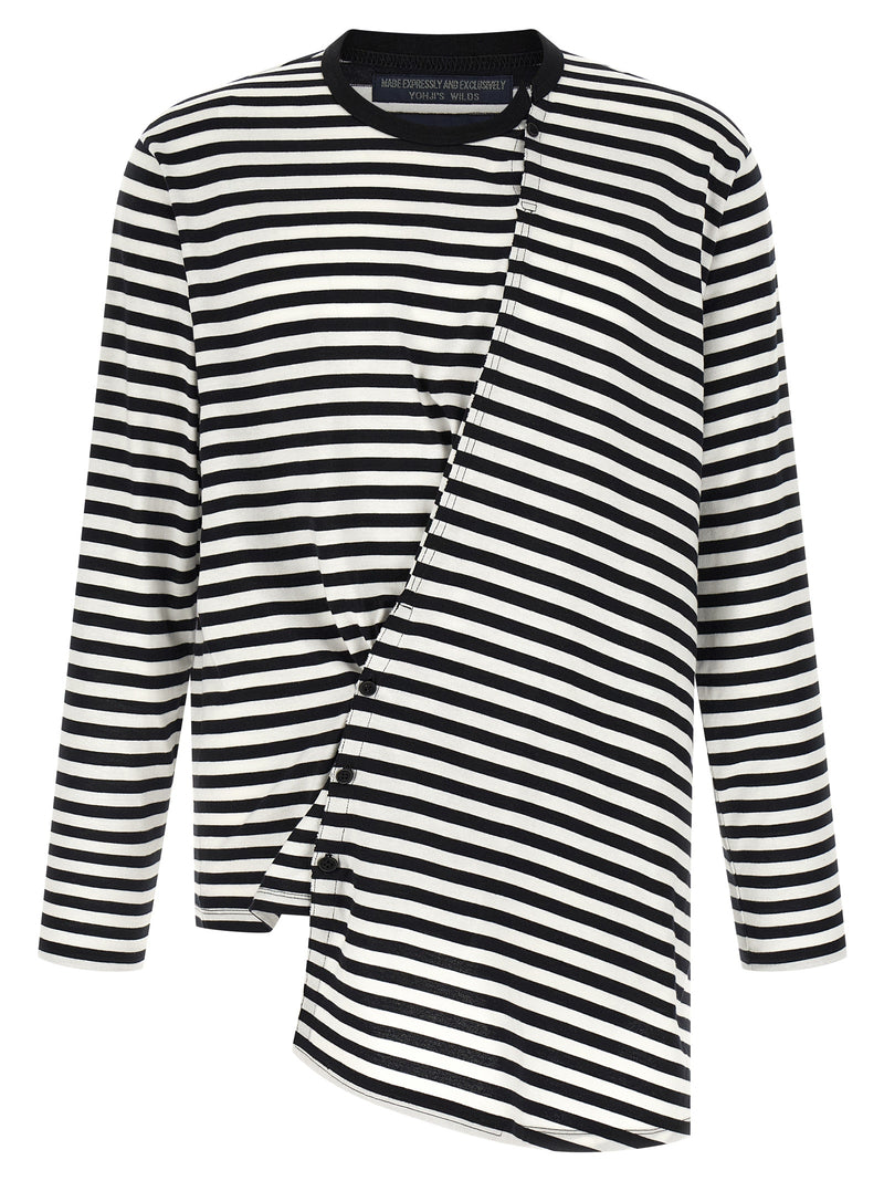 Yohji Yamamoto Bicolor Cotton Cardigan