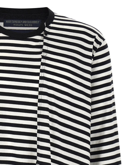 Yohji Yamamoto Bicolor Cotton Cardigan